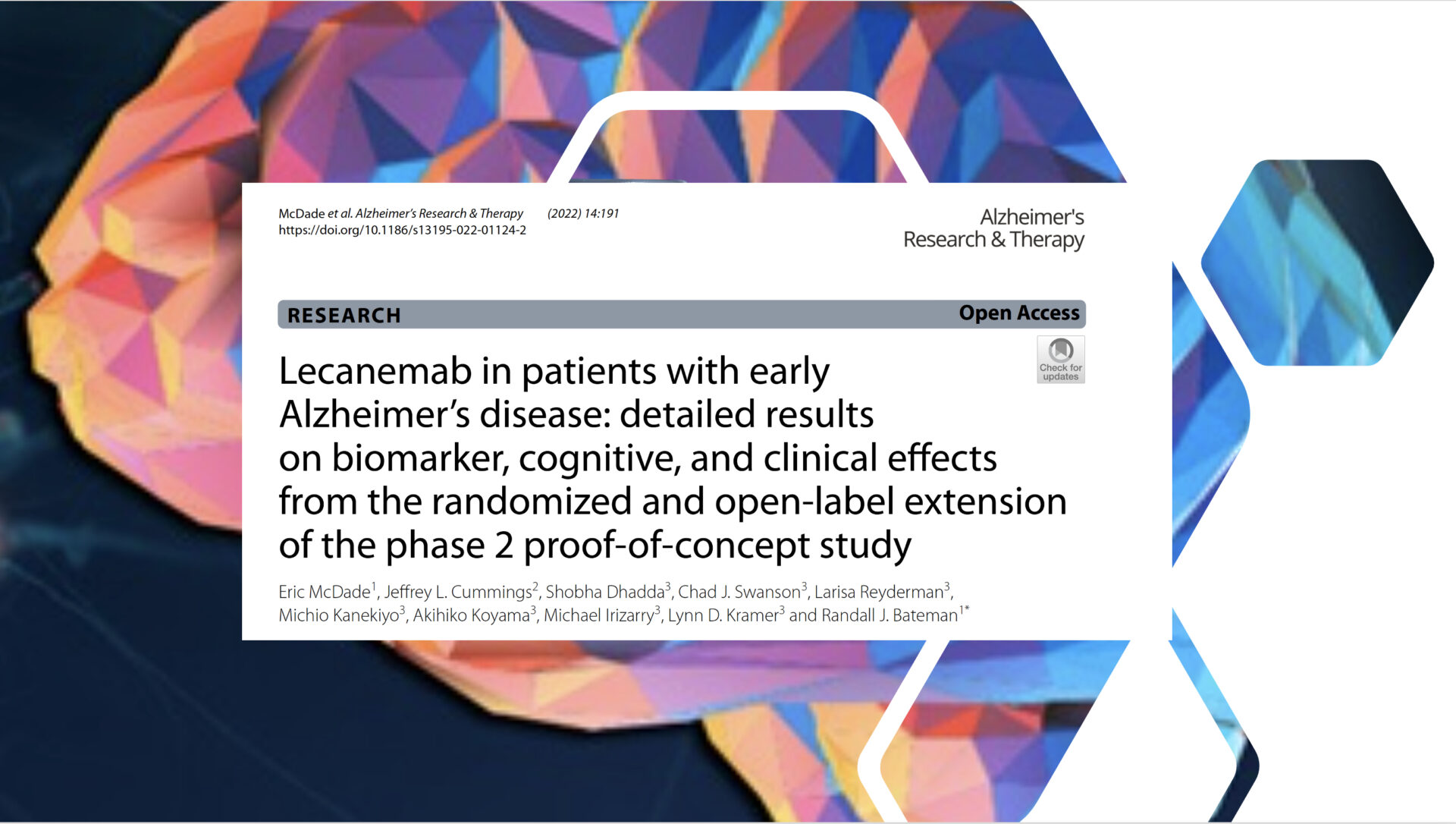 Lecanemab停藥後效果還能持續嗎？第二期臨床試驗開放延伸階段的關鍵結果