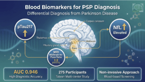 Progressive supranuclear palsy (PSP) blood biomarkers: pTau217 cognitive decline and NfL neurodegeneration