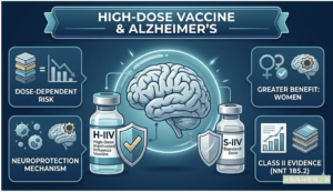 高劑量流感疫苗與阿茲海默症失智風險