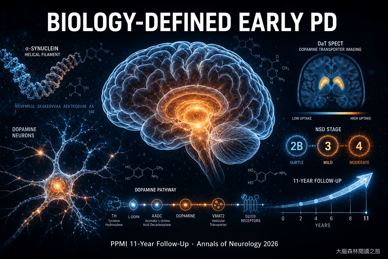 生物學定義下的早期帕金森症：PPMI 11 年追蹤告訴我們的事